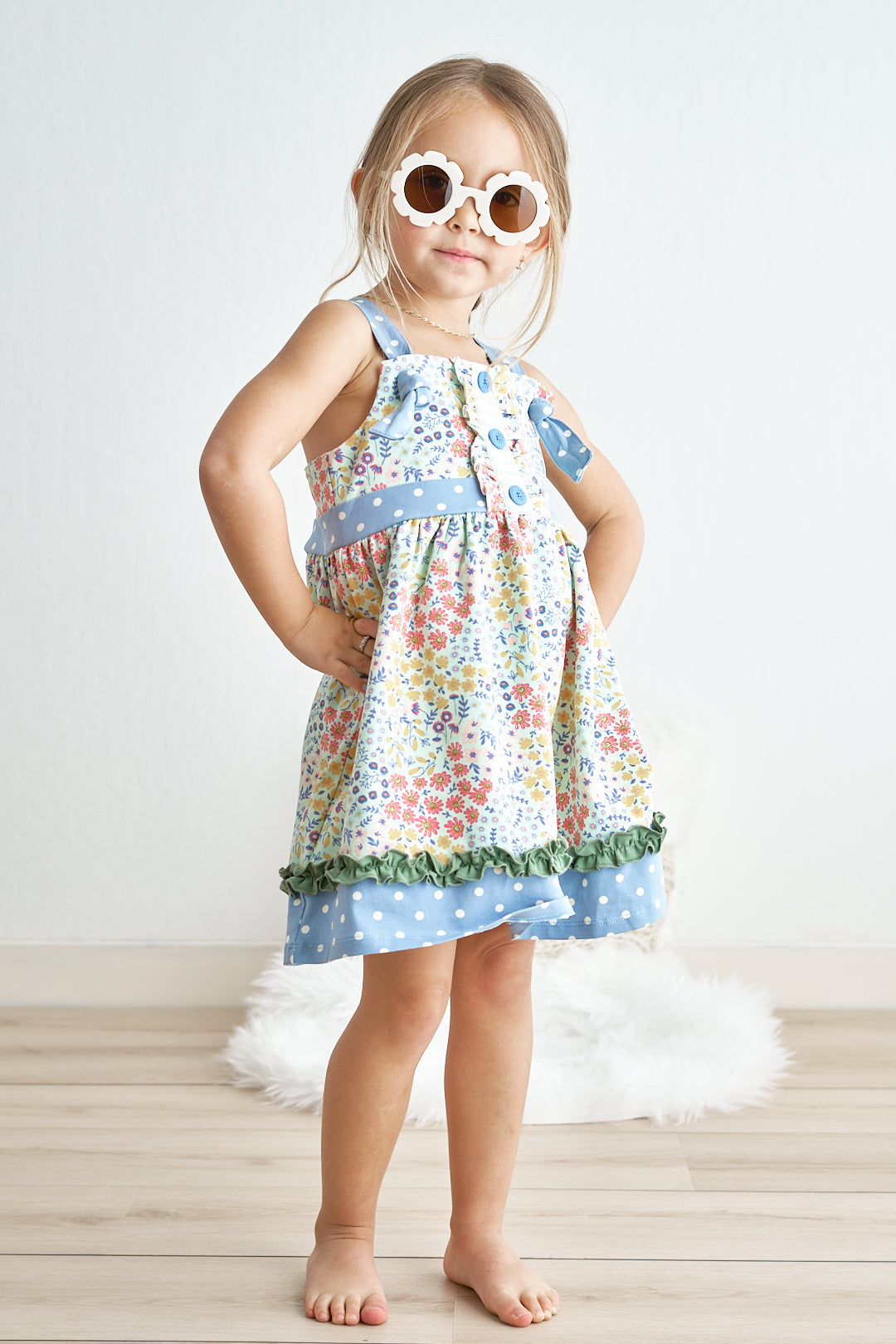 Kids Retro Round Sunglasses