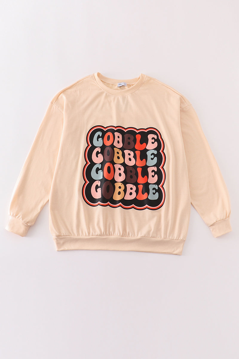 Thanksgiving gobble women top