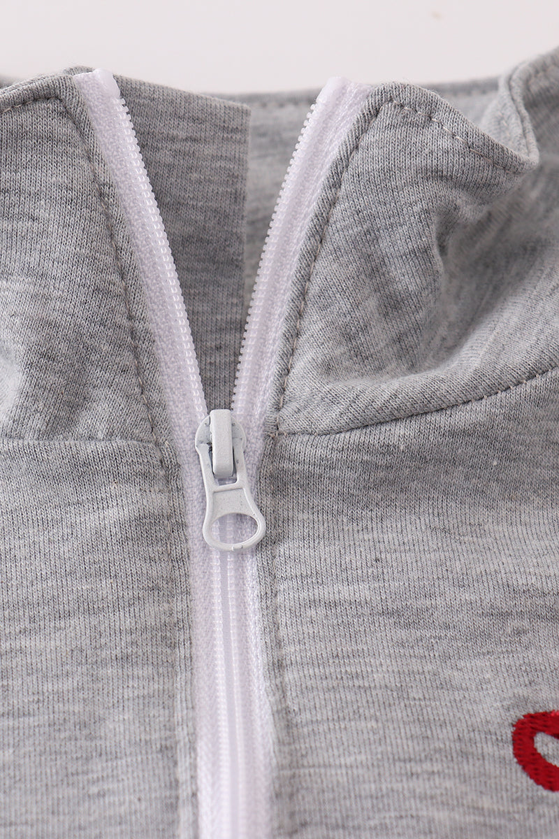 Alabama gingham pullover & pants set