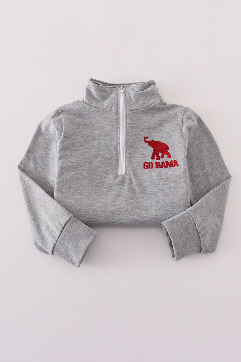 Alabama gingham pullover & pants set