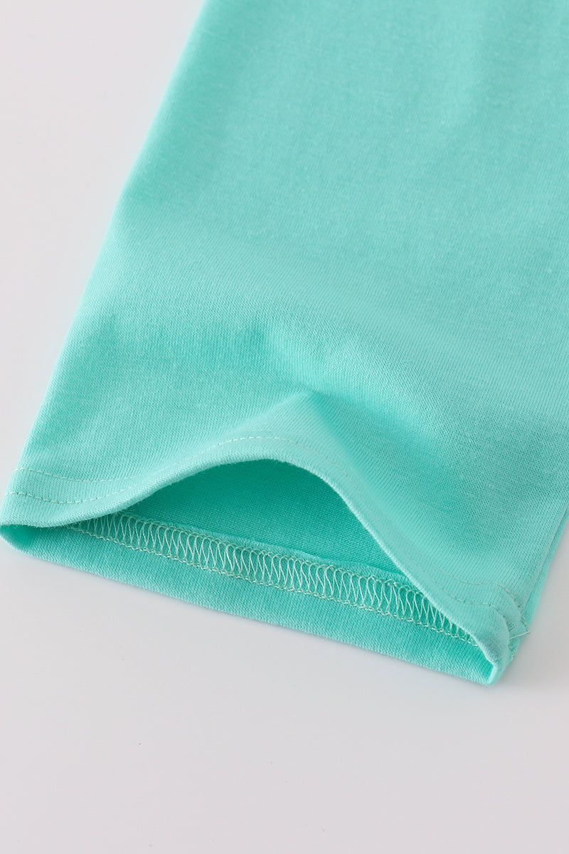 Meadow splash ruffle pants set