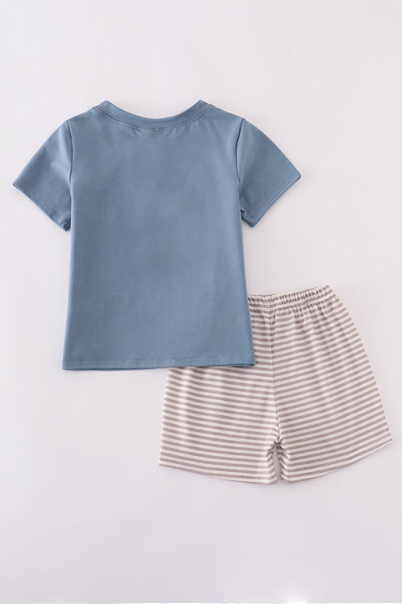 Farm horses shorts set