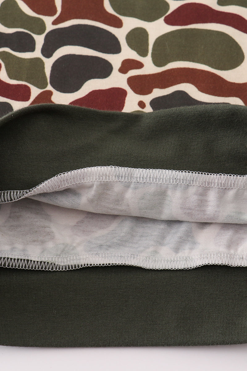 Camouflage dad/mom & me sweatshirt