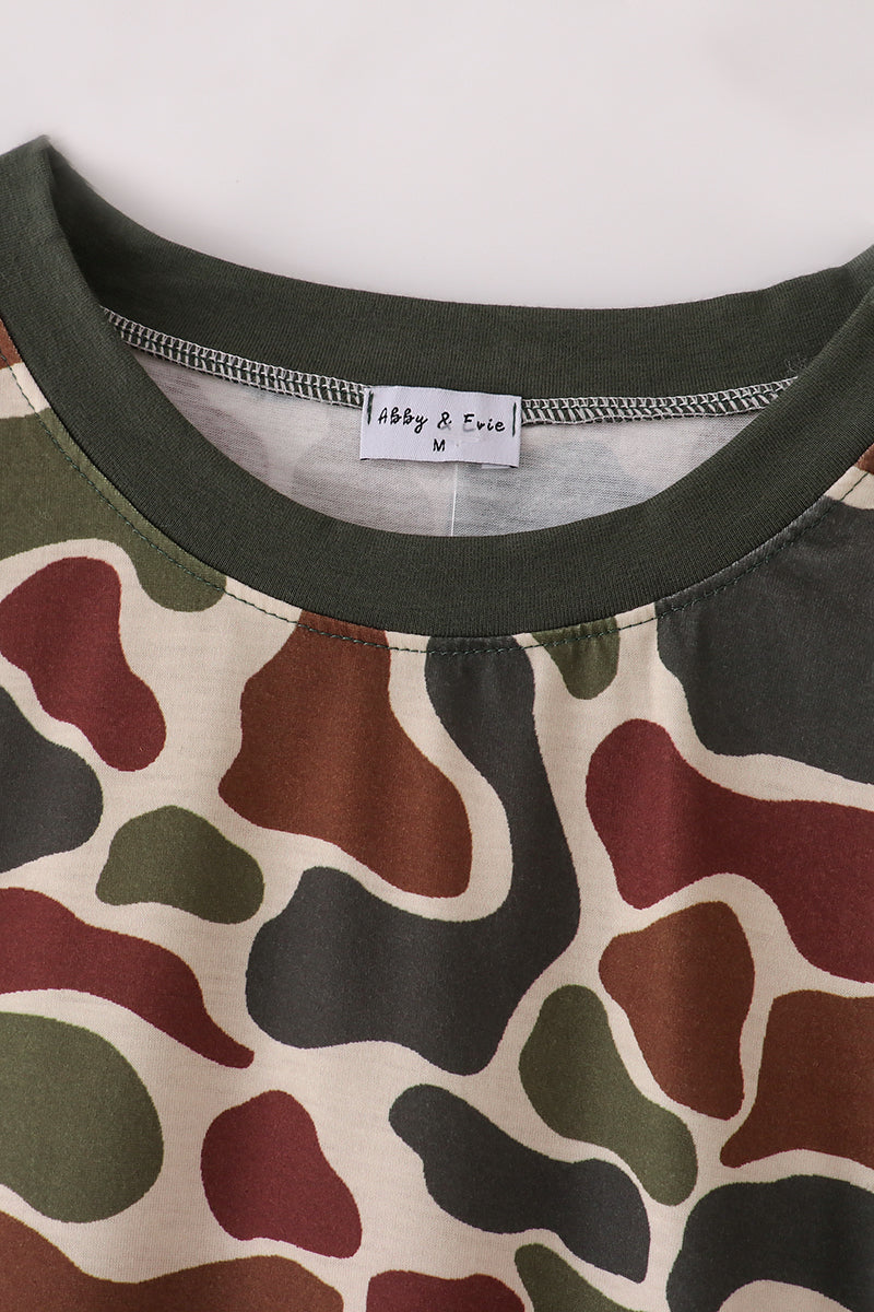 Camouflage dad/mom & me sweatshirt