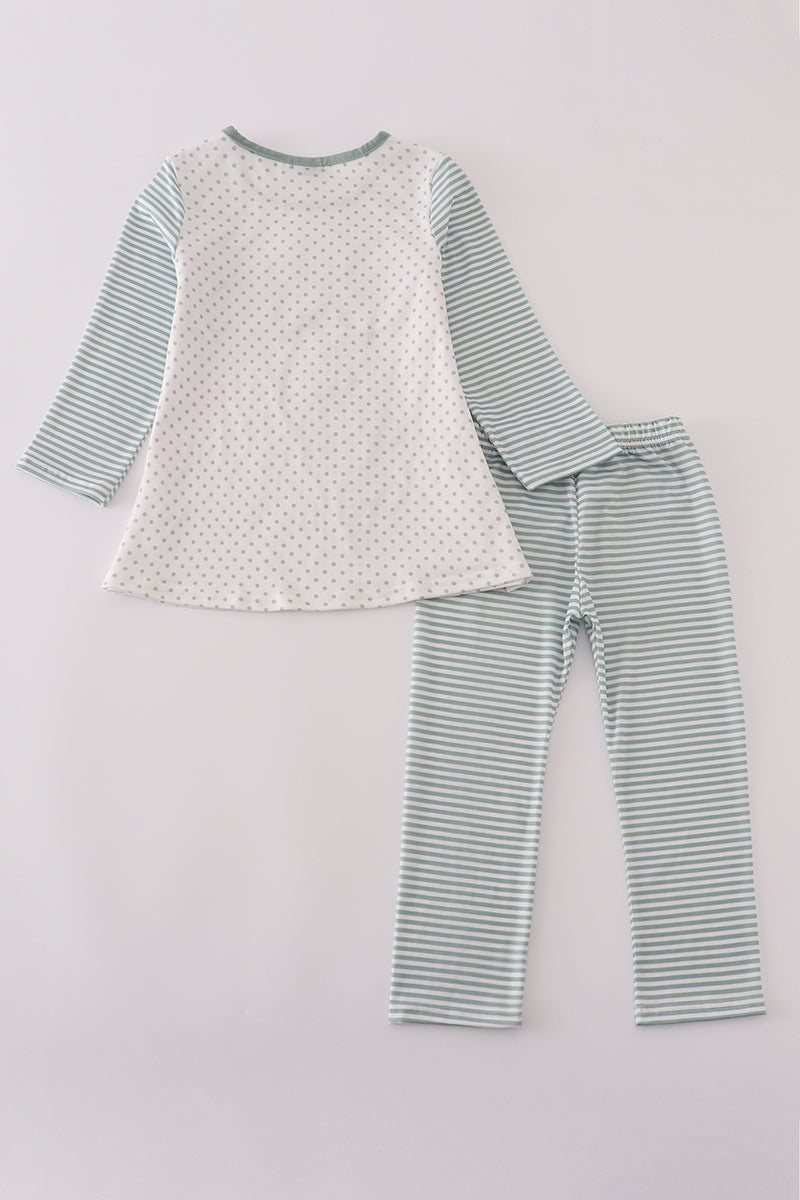 Stripe football pants set