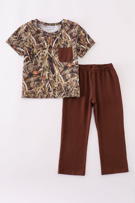 Camouflage pants set