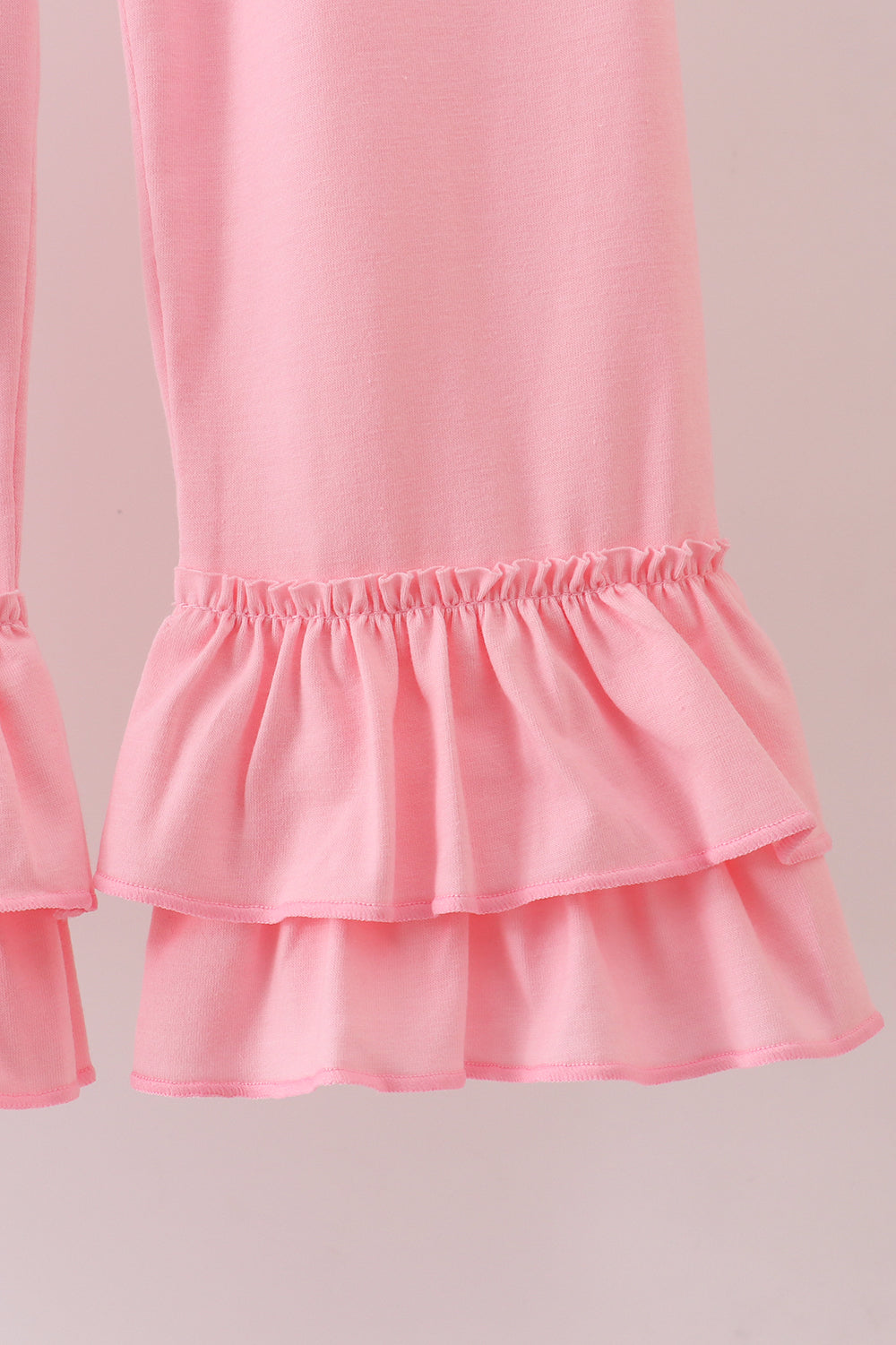 Mint christmas tree ruffle pants set