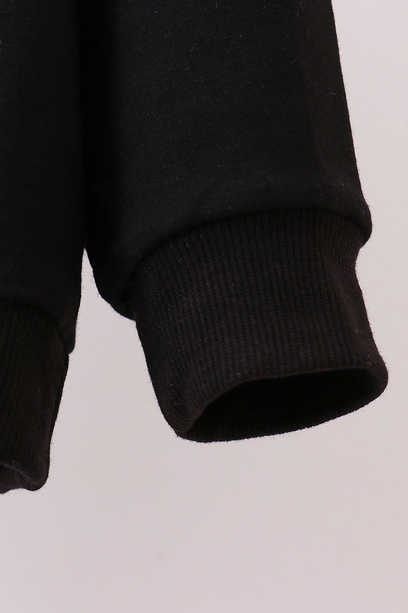 Black grinch sequin mom&me top