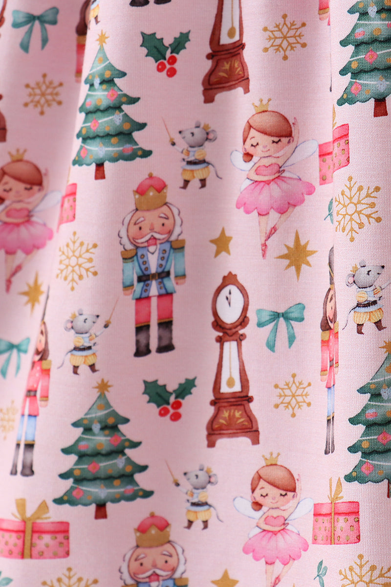 Nutcracker print bamboo dress