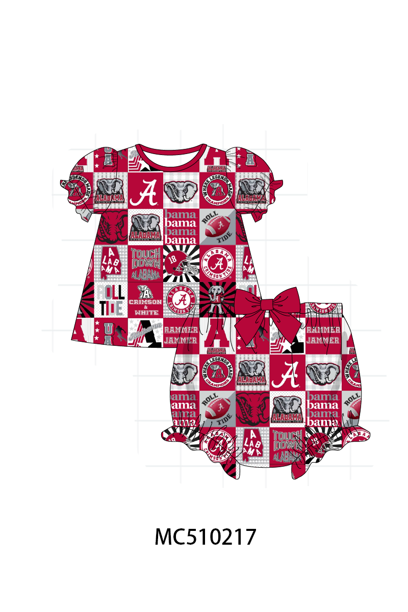 PO71 Alabama roll tide patchwork collection