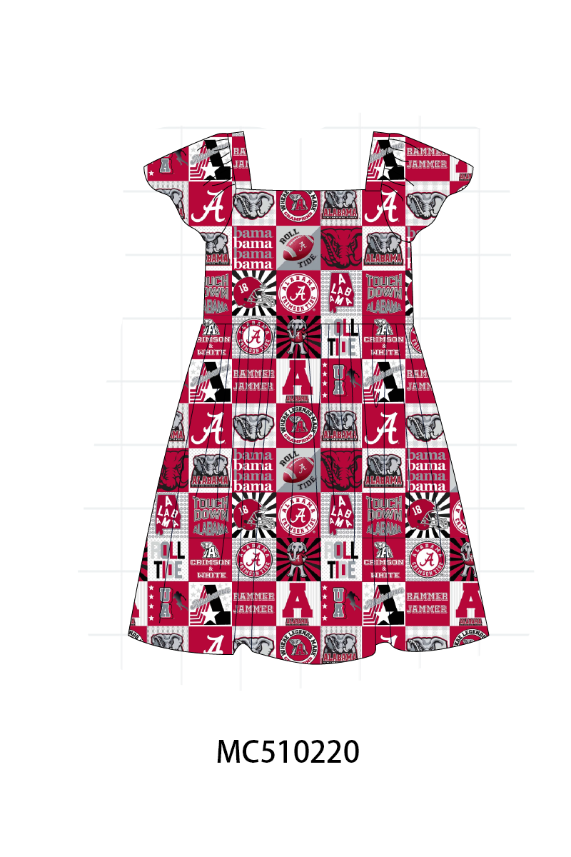 PO71 Alabama roll tide patchwork collection