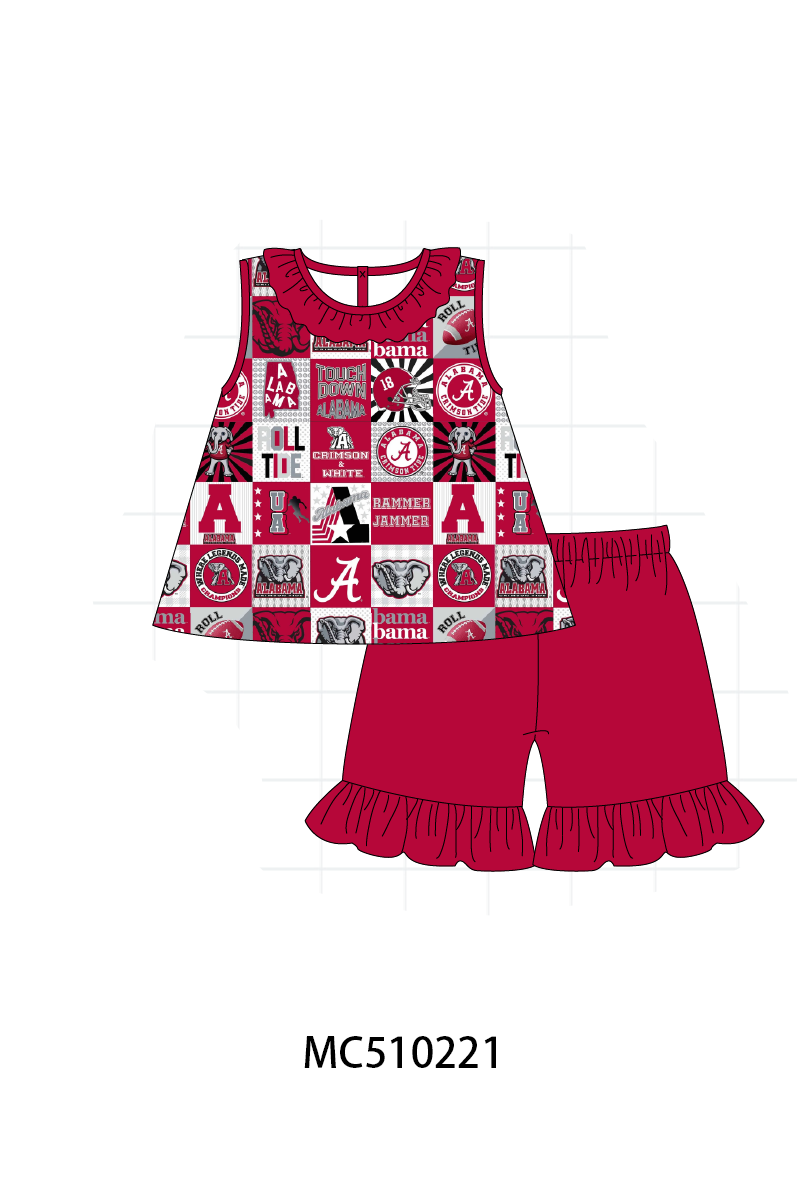 PO71 Alabama roll tide patchwork collection