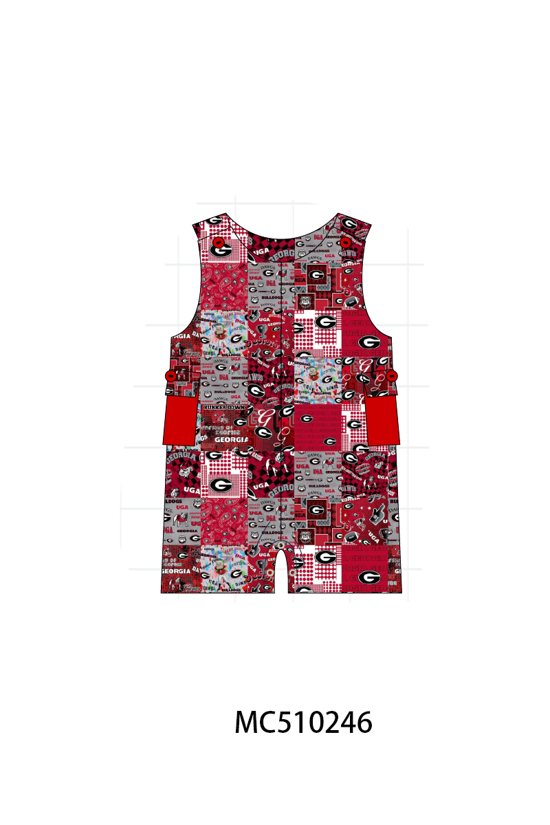 PO71 Red Georgia patchwork collection