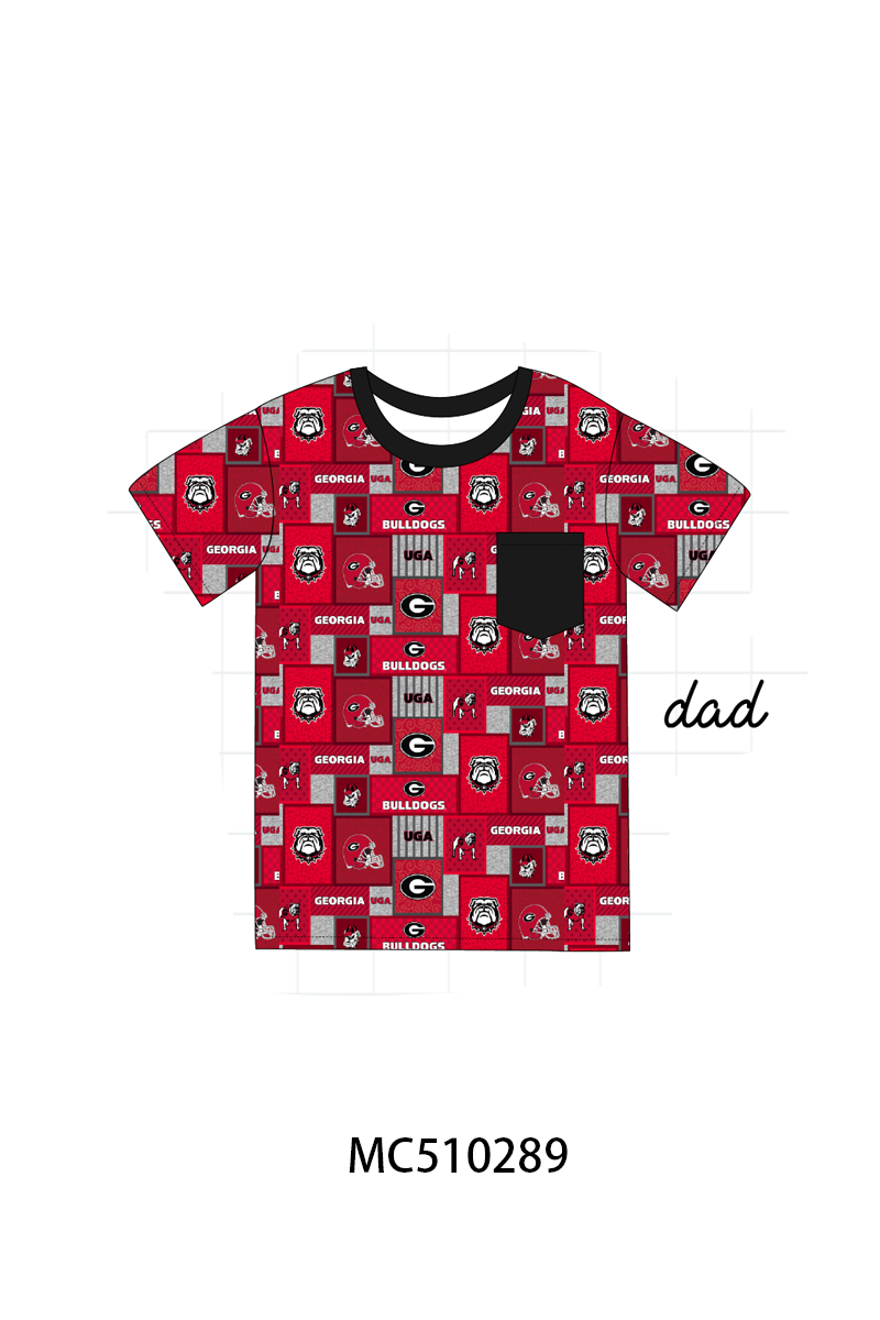 PO71 Georgia bulldog bamboo family PJS collection