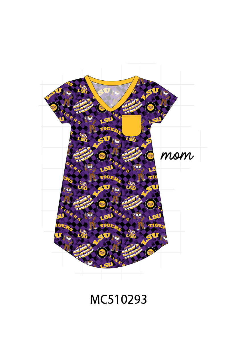 PO71 LSU tiger bamboo family PJS collection