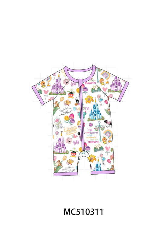 PO71 Purple character castle bamboo collection