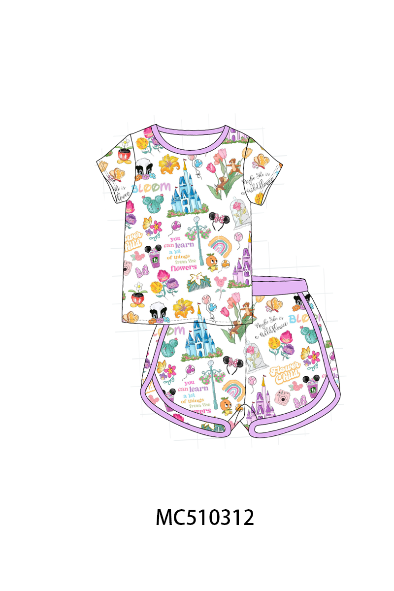 PO71 Purple character castle bamboo collection