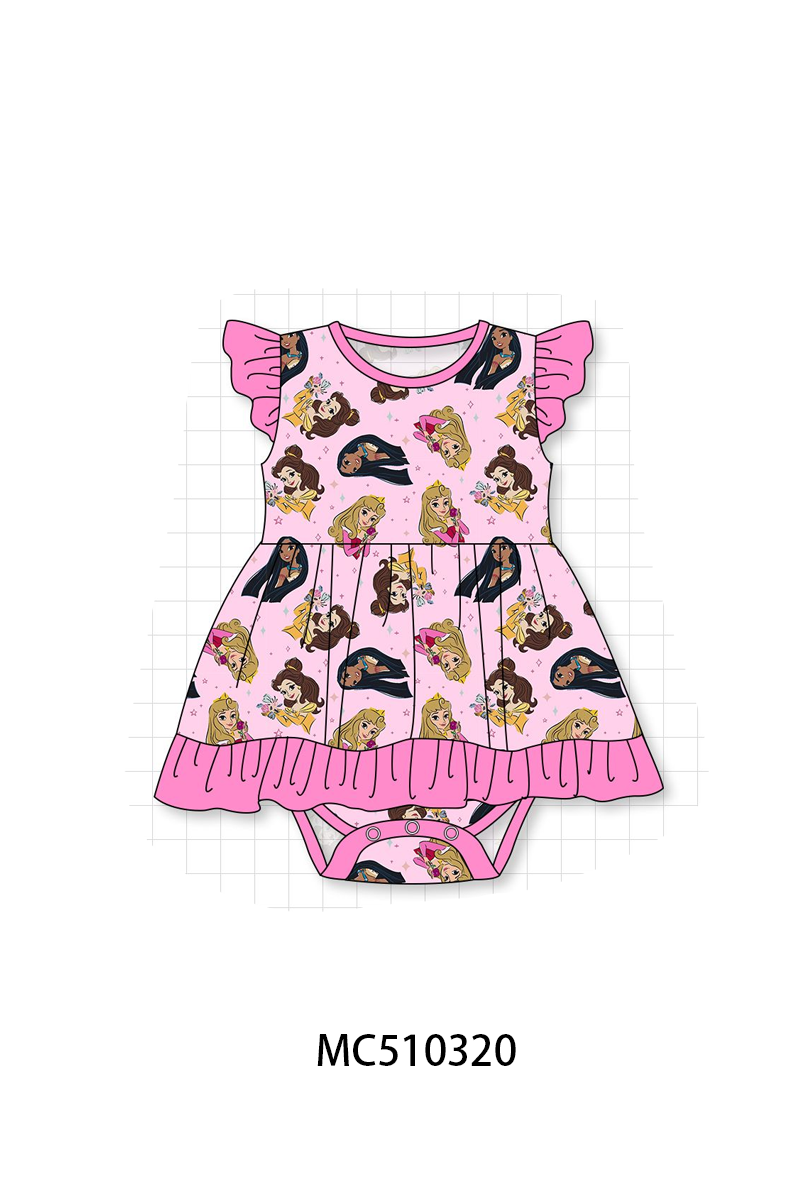 PO71 Pink character princess bamboo collection