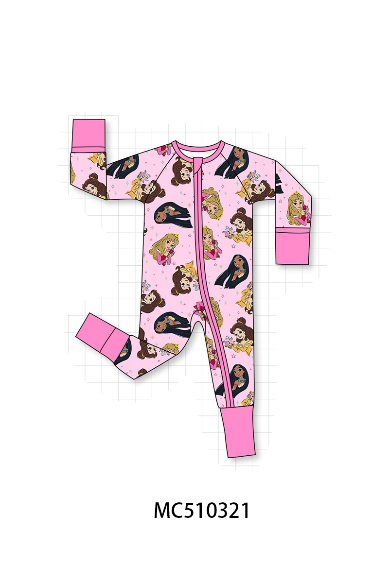 PO71 Pink character princess bamboo collection