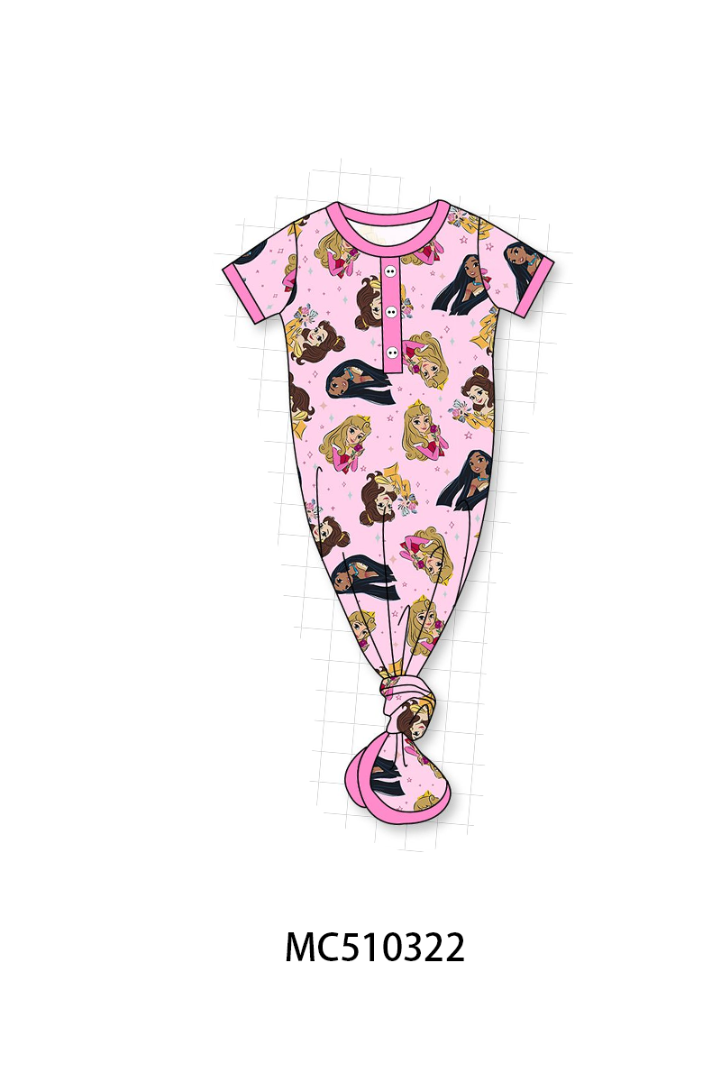 PO71 Pink character princess bamboo collection