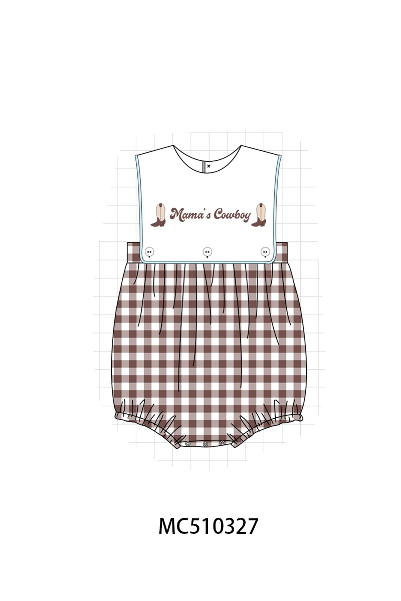 PO71 Mama's cowgirl cowboy embroidery collection