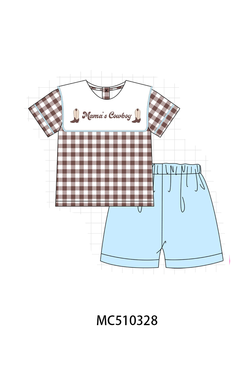 PO71 Mama's cowgirl cowboy embroidery collection