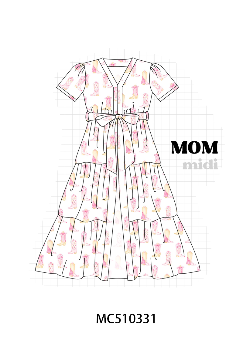 PO71 Mama's cowgirl cowboy embroidery collection