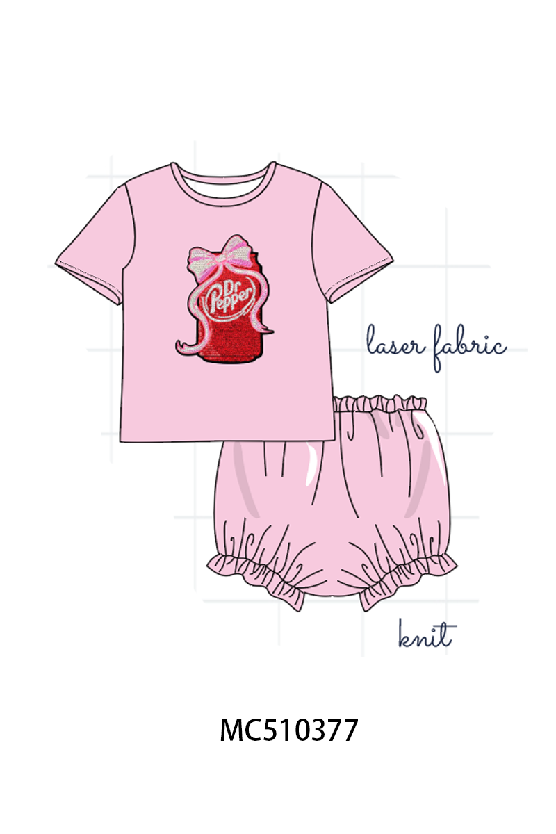 PO71 Pink sequin bow collection