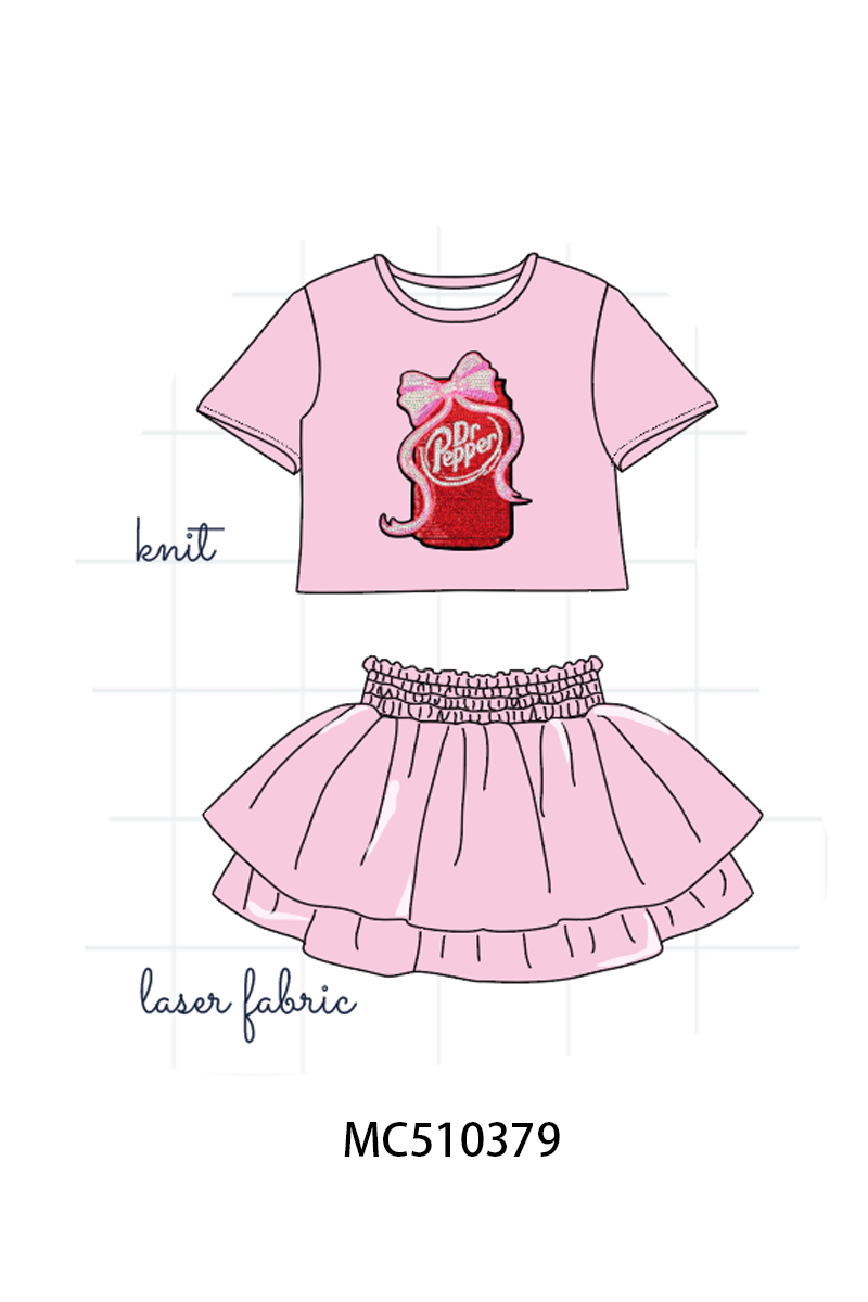 PO71 Pink sequin bow collection