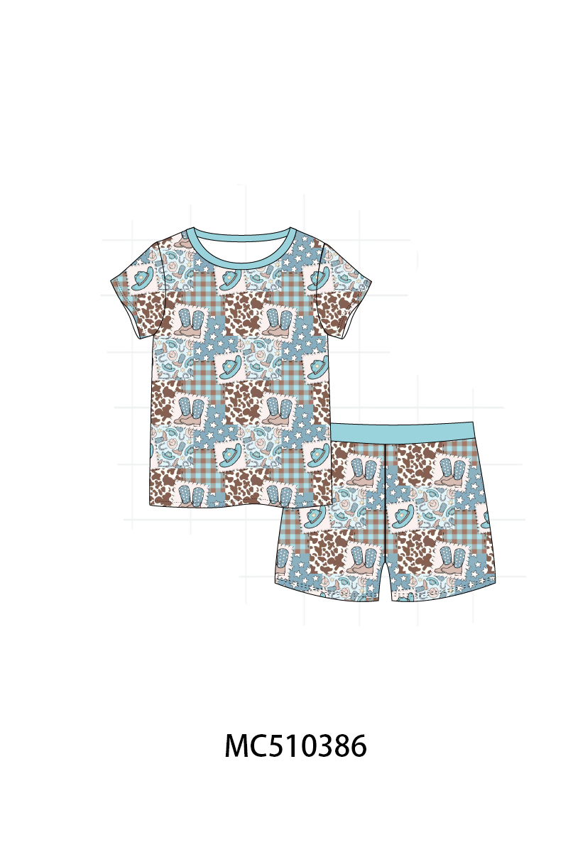 PO71 Cowboy & cowgirl bamboo collection