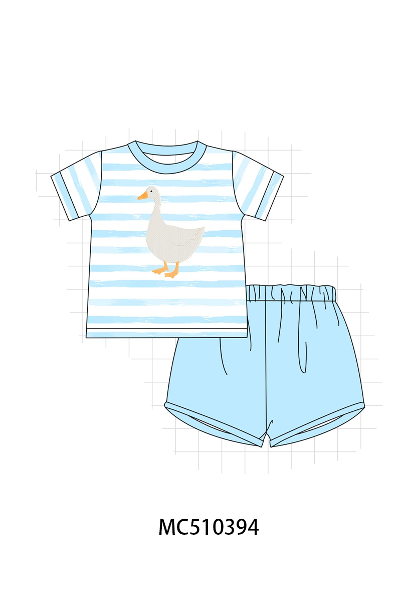 PO71 Pink bow goose applique collection