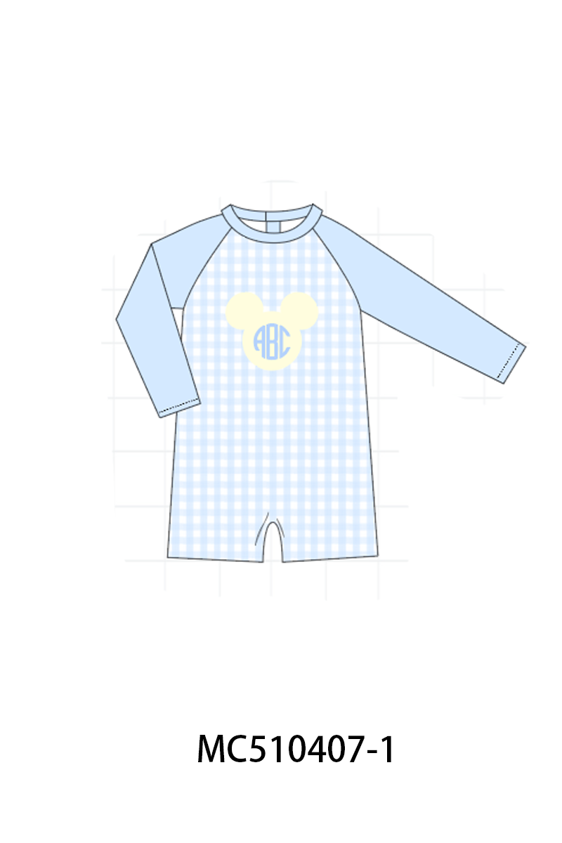 PO71 Character monogram embroidery swimsuit collection