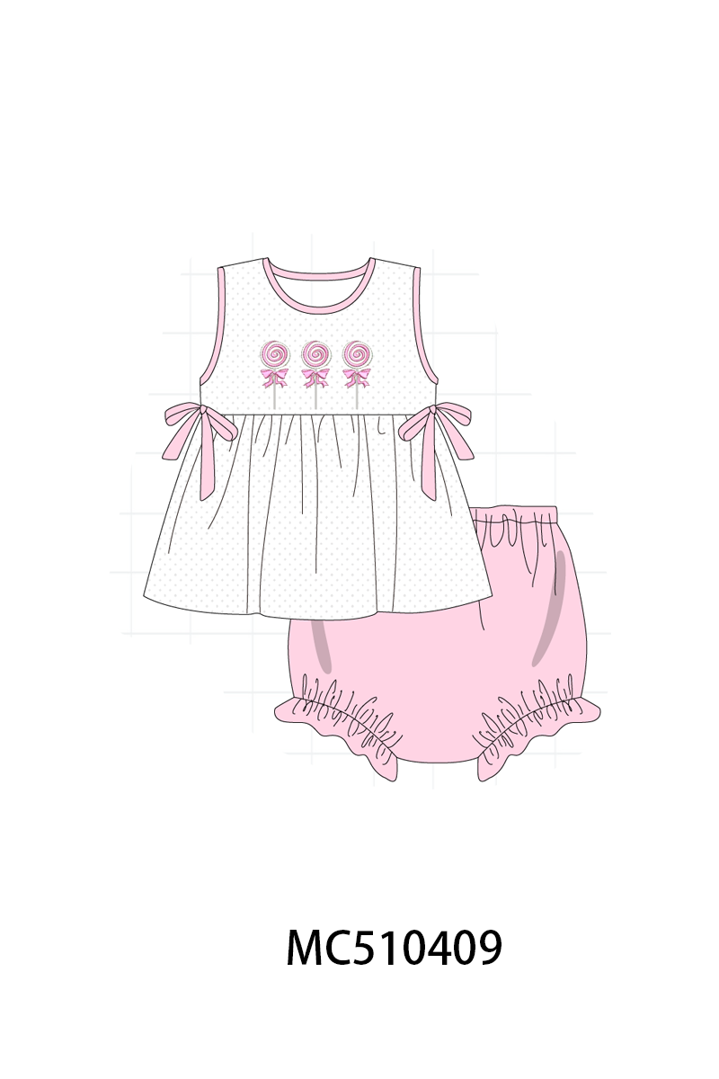 PO71 Pink lollipop embroidery collection