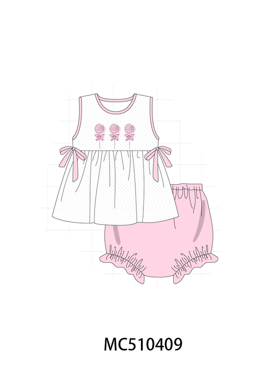 PO71 Pink lollipop embroidery collection