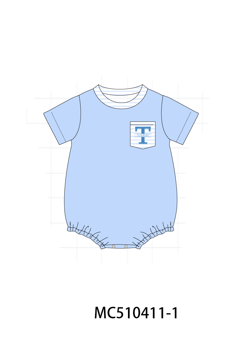 PO71 Pink monogram embroidery collection