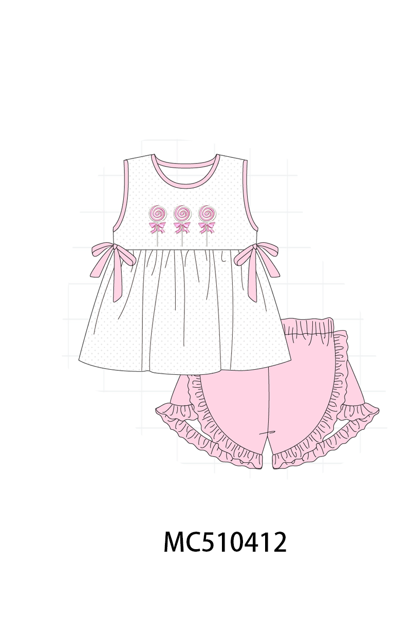 PO71 Pink lollipop embroidery collection