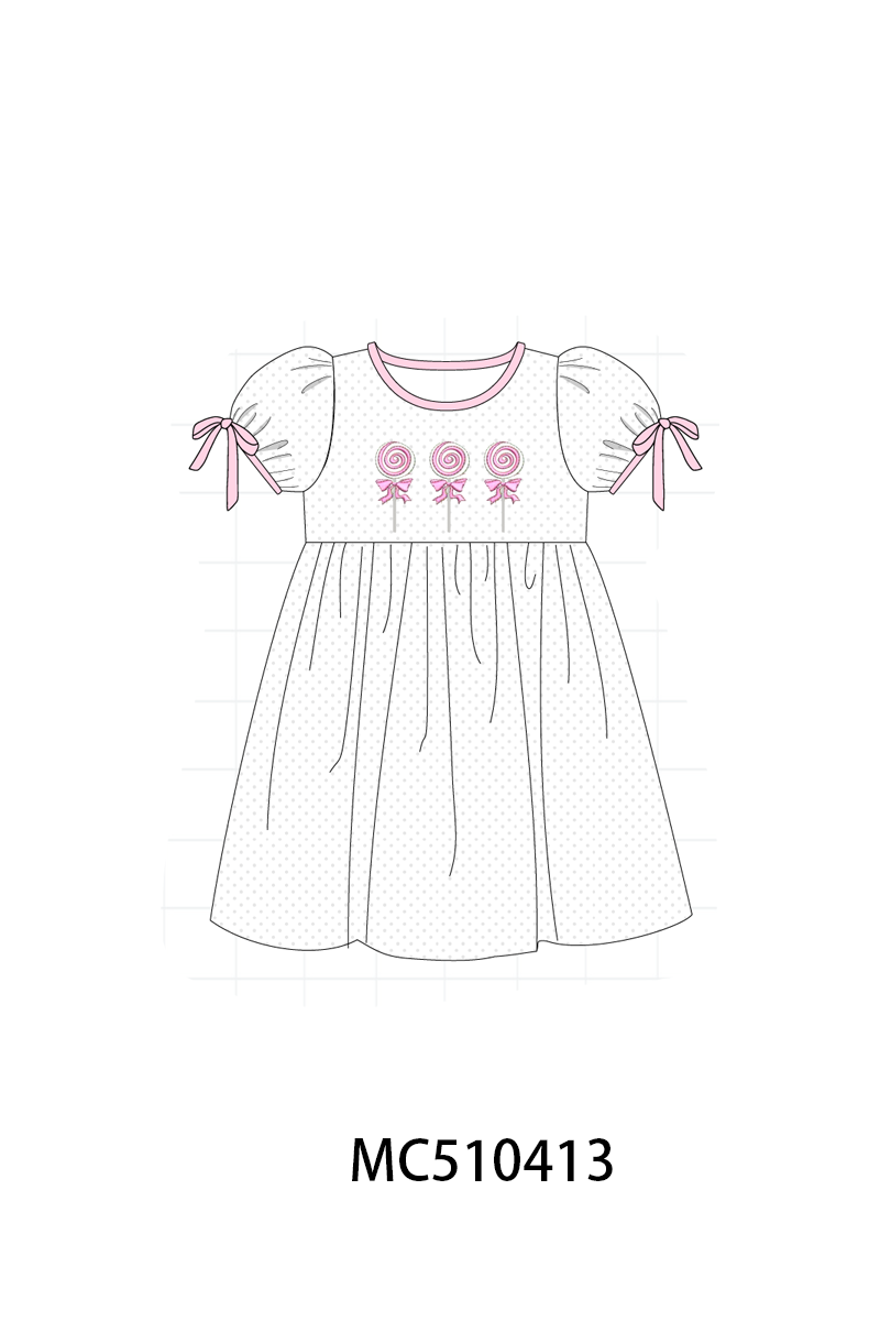 PO71 Pink lollipop embroidery collection