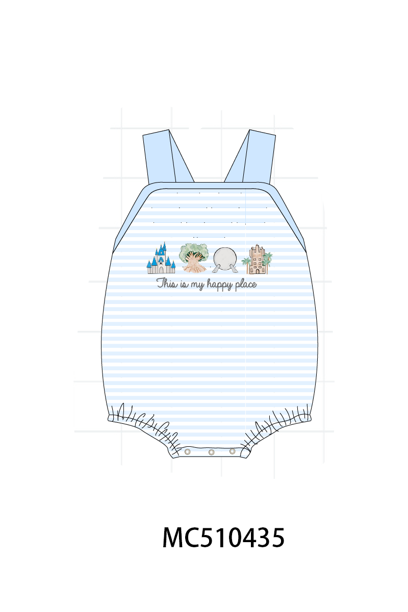 PO71 Pink & blue this is my happy place embroidery collection