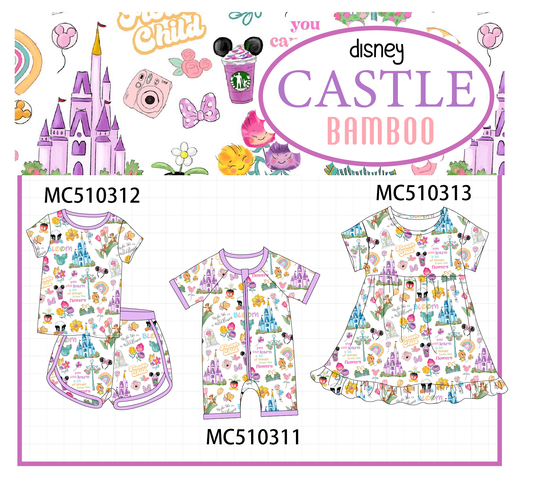 PO71 Purple character castle bamboo collection