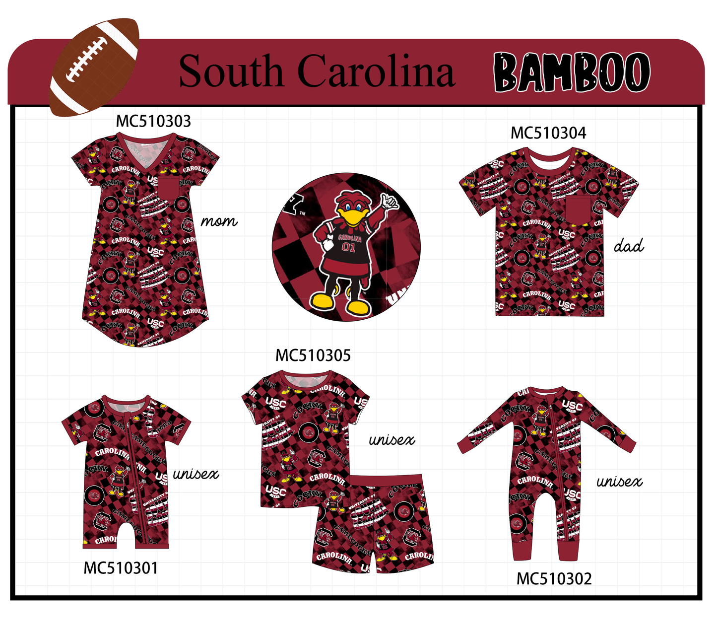 PO71 South Carolina bamboo family PJS collection